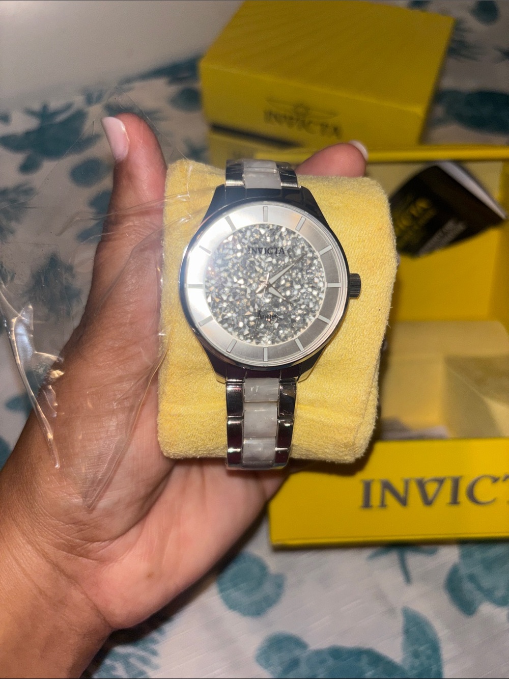 Invicta Women’s Silver Watch with Sparkle Dial - Picture 3 of 6